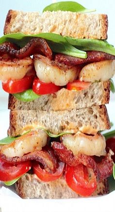 Sunday Suppers: Spicy Chipotle Shrimp BLTs