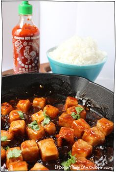 Sweet & Spicy Sriracha Tofu