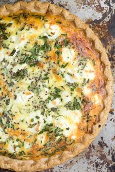 Sweet Onion and Herb Quiche