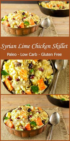 Syrian Lime Chicken Skillet