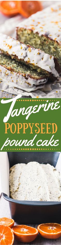 Tangerine Poppy Seed Pound Cake