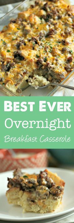 The Ultimate Overnight Breakfast Casserole