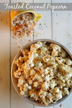 Toasted Coconut Popcorn