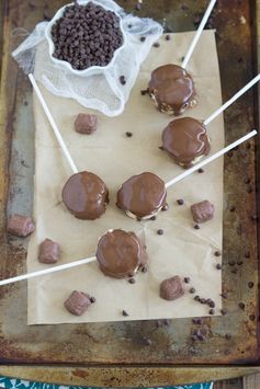 TWIX Cheesecake Bites on a Stick