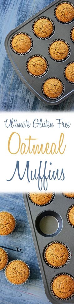 Ultimate Gluten Free Oatmeal Muffins | Dairy Free & Healthy