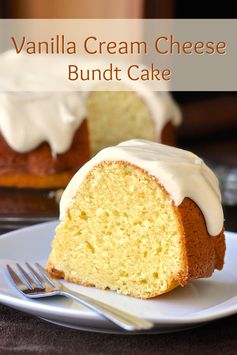 Vanilla Cream Cheese Bundt Cake