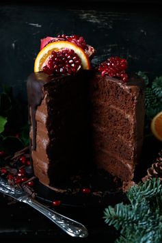 Vegan Chocolate Orange Cake (gluten-free, nut-free