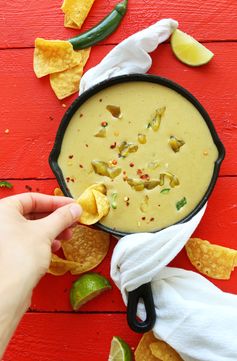 Vegan Green Chili Queso