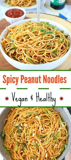 Vegan Spicy Peanut Noodles