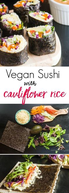 Vegan Sushi Cauliflower Rice