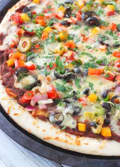 Vegetarian Mexican Pizza