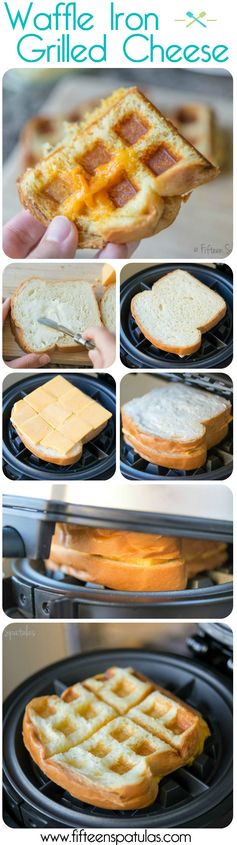 Waffle Baker Grilled Cheese Sandwich