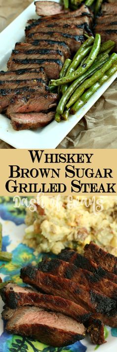 Whiskey Brown Sugar Grilled Steak