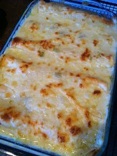 White Chicken Enchiladas