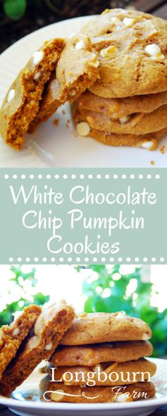 White Chocolate Chip Pumpkin Cookies