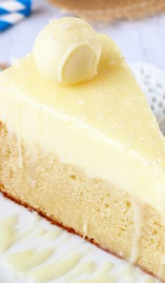 White Chocolate Truffle Cake