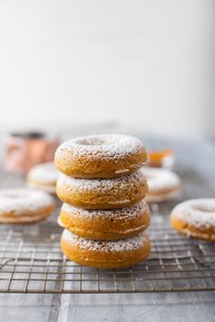 Whole Wheat Turmeric Honey Doughnuts