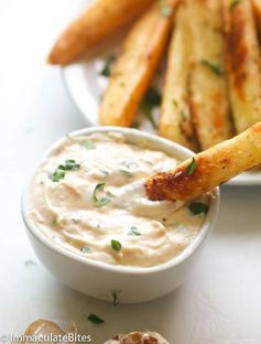 Yucca Fries & Roast Garlic Aioli