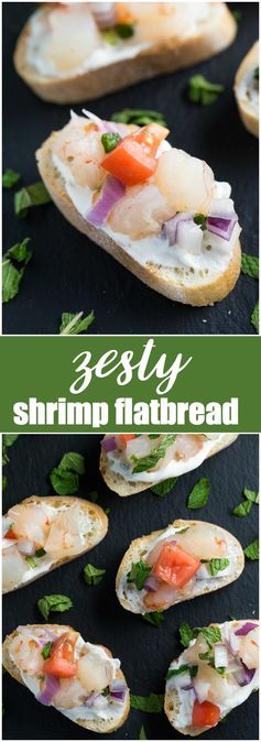 Zesty Shrimp Flatbread