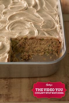 Zucchini Cake with Cinnamon Cream Cheese Frosting