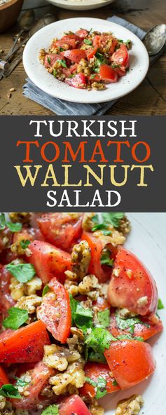 10 Minute Tomato and Walnut Salad