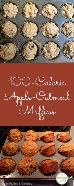 100-Calorie Apple-Oatmeal Muffins