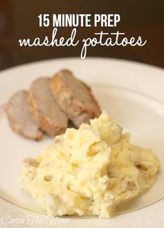 15 Minute Prep Mashed Potatoes