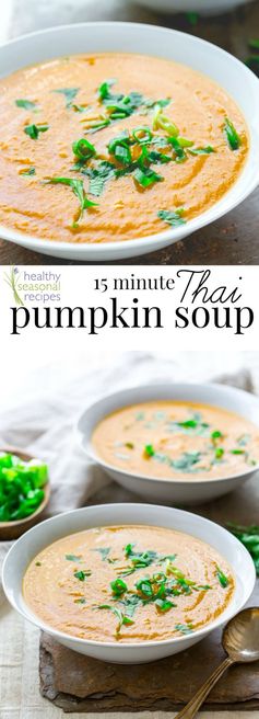 15 minute thai pumpkin soup