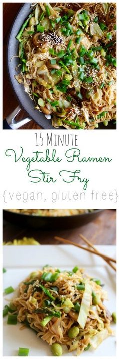 15 Minute Vegetable Ramen Stir Fry