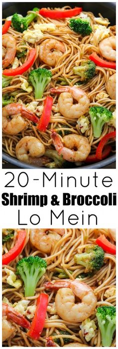 20-Minute Shrimp and Broccoli Lo Mein