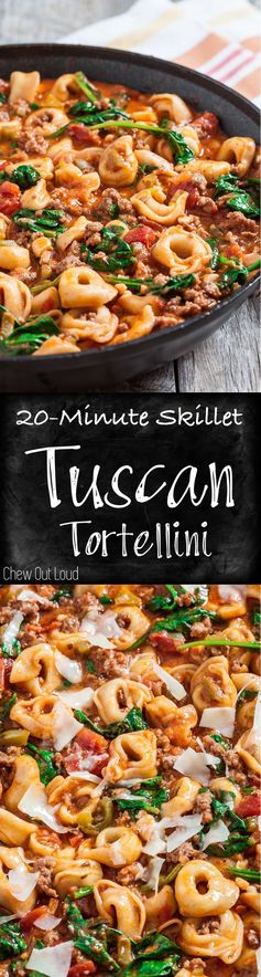 20-Minute Skillet Tuscan Tortellini