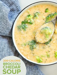 200-Calorie Panera-Style Broccoli Cheddar Soup