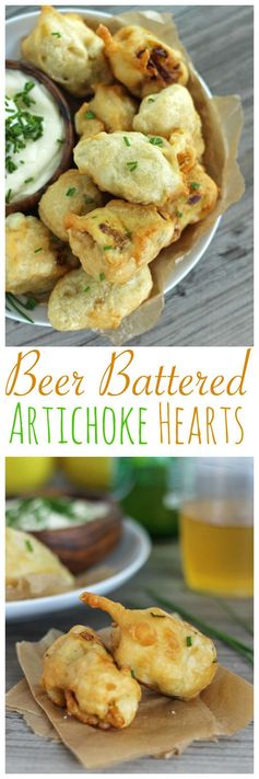 3 Ingredient Beer Battered Artichoke Hearts