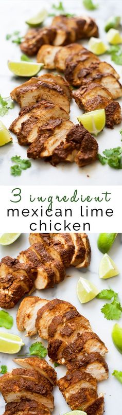 3 Ingredient Mexican Lime Chicken