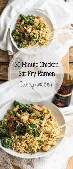 30-Minute Chicken Stir Fry Ramen