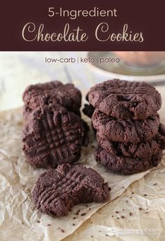 5 Ingredient Keto Chocolate Cookies