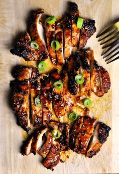 (5 Ingredients Tomato, Soy & Sesame Grilled Chicken