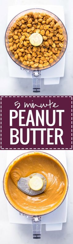 5 Minute Homemade Peanut Butter