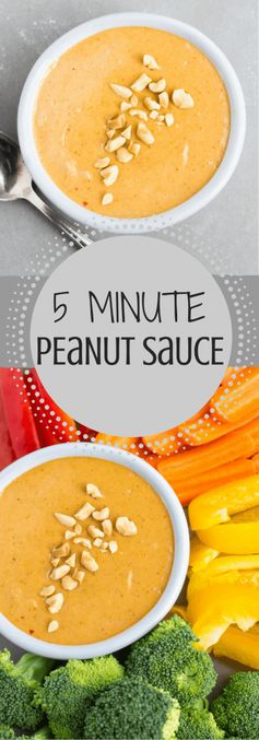 5 Minute Peanut Sauce