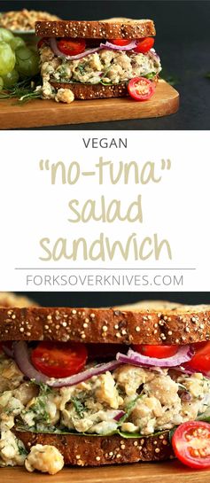 “No-Tuna” Salad Sandwich