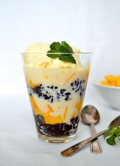 A Thai Black Rice Dessert, Two Ways