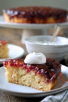 Alice Waters’s Cranberry Upside-Down Cake