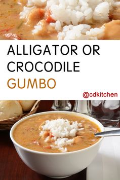 Alligator or Crocodile Gumbo