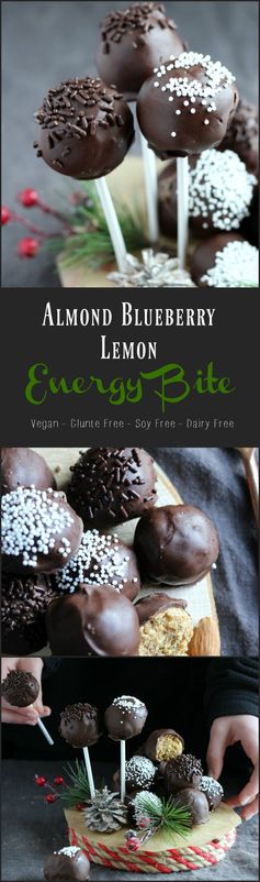 Almond Blueberry Lemon Energy Bite