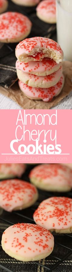 Almond Cherry Cookies