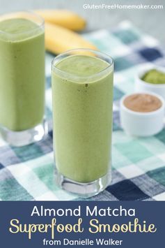 Almond Matcha Superfood Smoothie