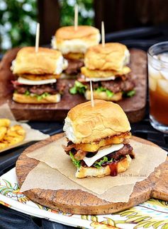 Aloha BBQ Sliders | burger