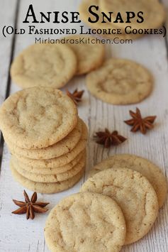 Anise Snaps (Licorice Cookies