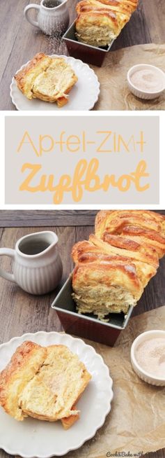 Apfel-Zimt-Zupfbrot