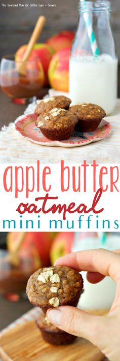 Apple Butter Oatmeal Muffins